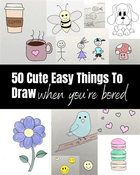 what to draw easy|100+ Things to Draw: Easy, Cool, Cute and Fun Ideas.